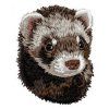 ferret embroidery design