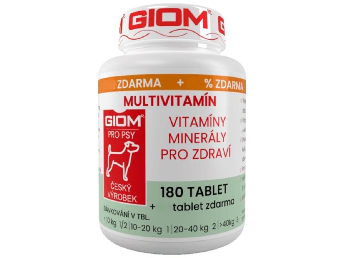 67929 giom era multivit 180tab dog cat