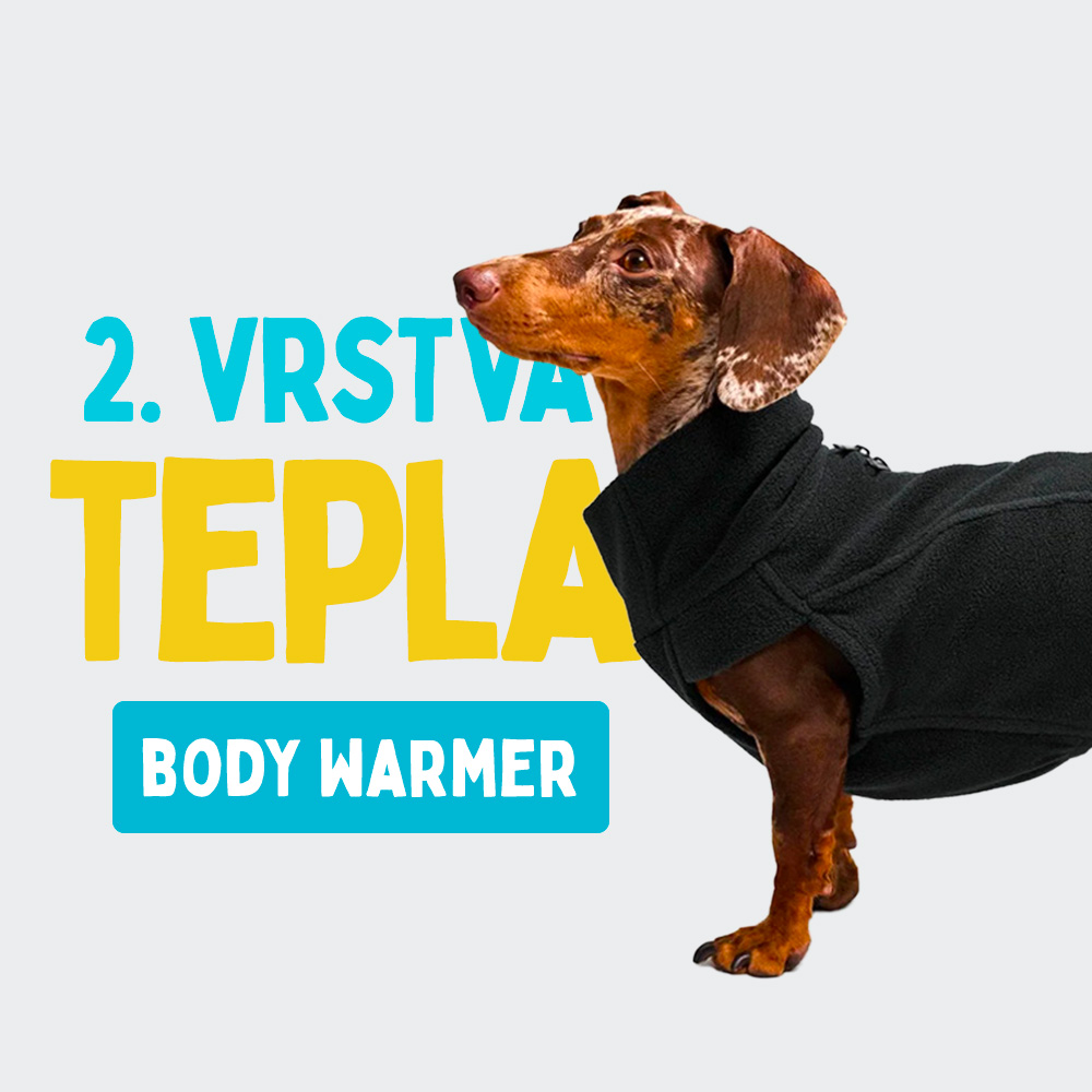 Body Warmer mezivrstva pod kabát a pláštěnku
