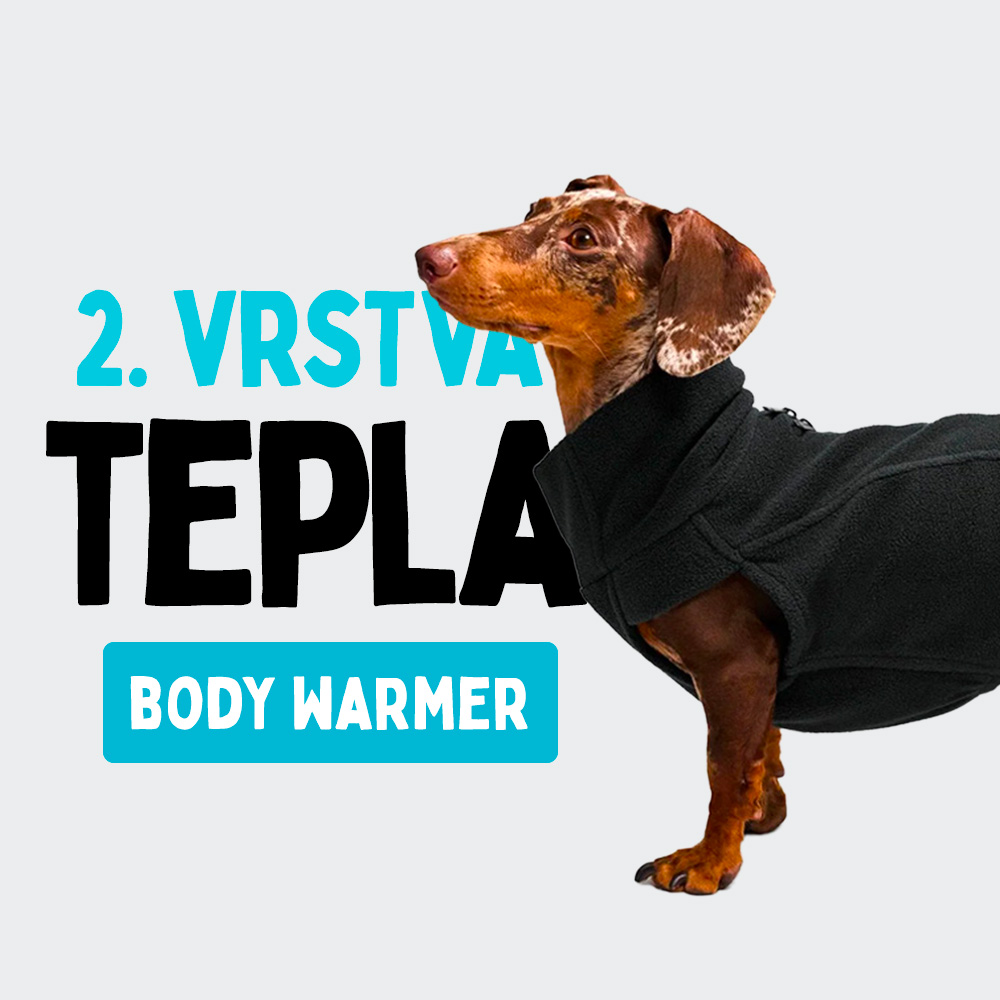 Body Warmer mezivrstva pod kabát a pláštěnku