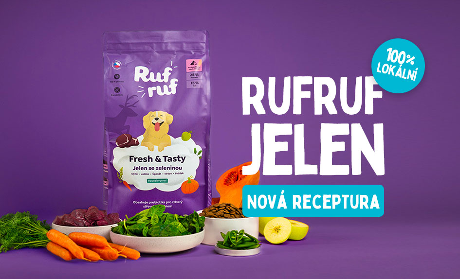 Rufruf nové granule pro psy Jelen
