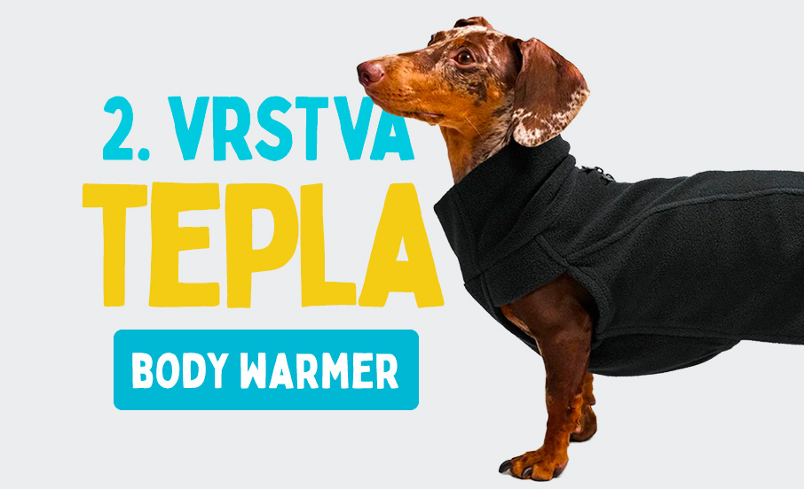 Body Warmer mezivrstva pod kabát a pláštěnku