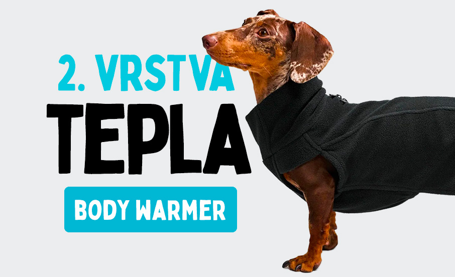 Body Warmer mezivrstva pod kabát a pláštěnku