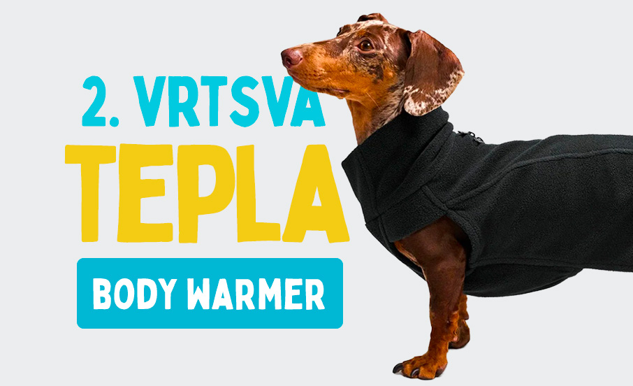 Body Warmer mezivrstva pod kabát a pláštěnku
