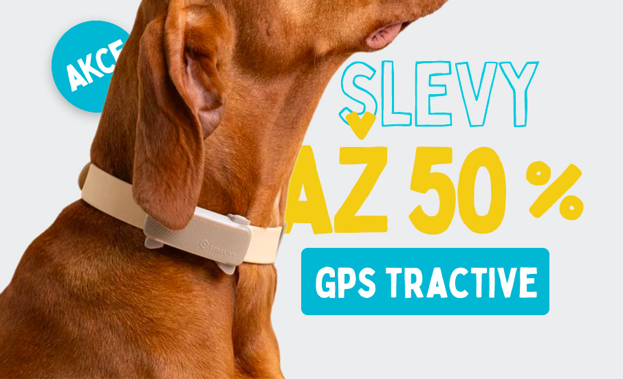GPS trackery Tractive se slevou až 50 %