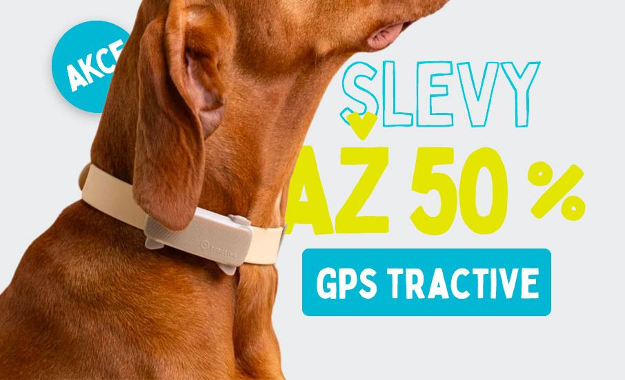 Slevy až 50 % na GPS Tractive