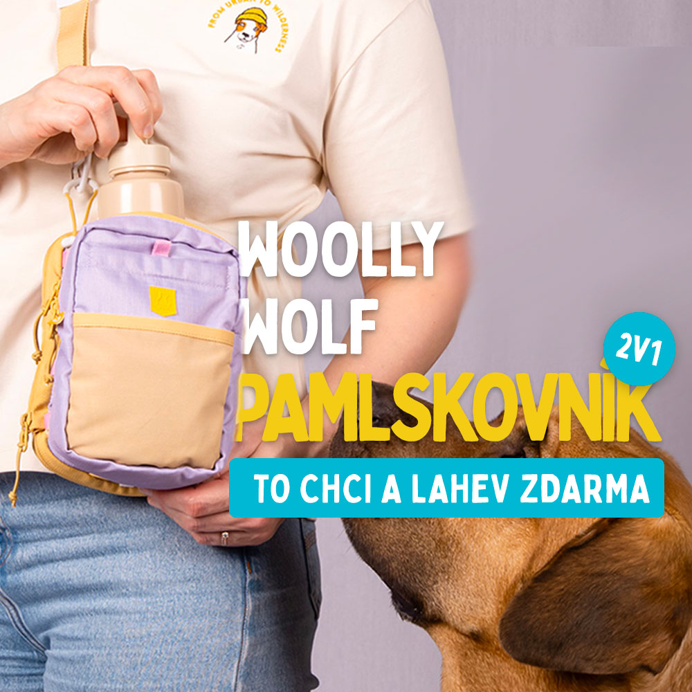 woolly wolf pamlskovníky teď s lahví jako dárek zdarma
