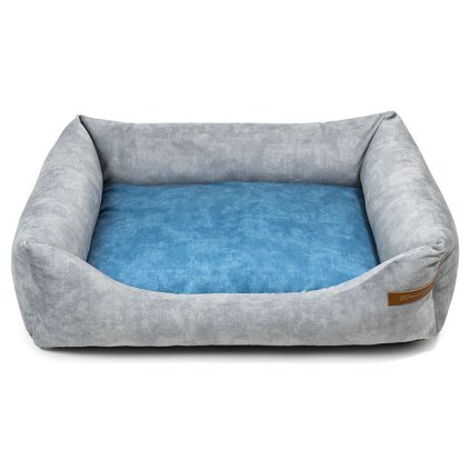Rexproduct Pelíšek SoftBED Eco Light Grey / Blue