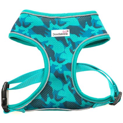 Doodlebone Postroj Airmesh Midnight Camo