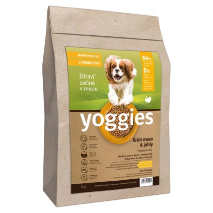 Yoggies Minigranule Krůta s jáhly 2 kg
