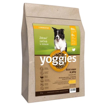 Yoggies Granule Krůta s jáhly 2 kg