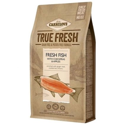 Carnilove True Fresh Granule Čerstvá ryba s cizrnou a jablky 1,4 kg