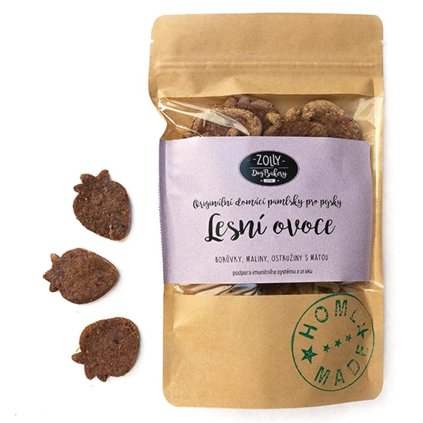 Zolly Dog Bakery Pamlsky s lesním ovocem a mátou 100 g