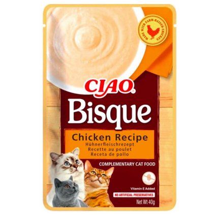 Churu Cat Bisque Krémové pyré pro kočky Kuře 40 g