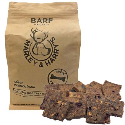 Marley & Harry's Sušený B.A.R.F. na cesty Losos a mořská řasa