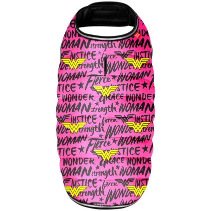 Waudog Zimní bunda DC Wonder Woman Pink