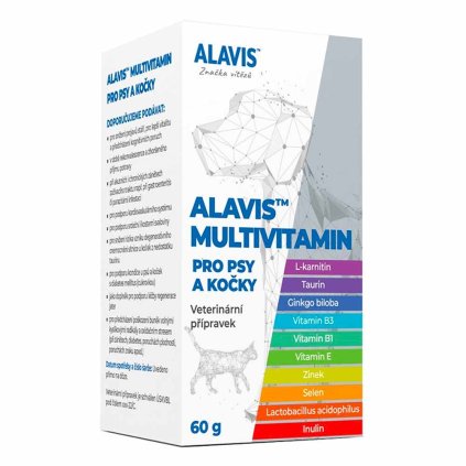 Alavis Multivitamín pro psy a kočky 60 g