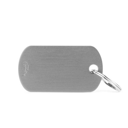 Známka pro psa Malá Šedá Military Aluminium + GRAVÍROVÁNÍ ZDARMA