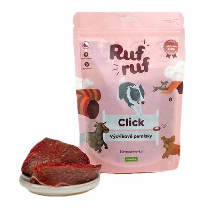 Rufruf Click Tréninkové pamlsky Šťavnaté hovězí 200 g