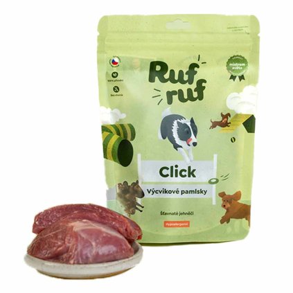 Rufruf Click Tréninkové pamlsky Šťavnaté jehněčí 200 g