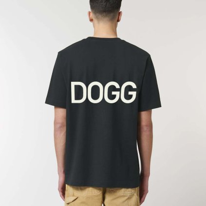 DOGG Oversized tričko z bio bavlny Unisex