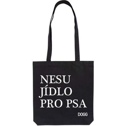 DOGG Taška z bio bavlny Nesu jídlo pro psa