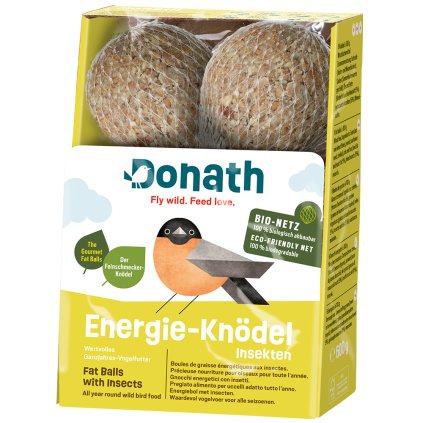 Donath Lojové koule Energie Knödel s hmyzem, v organické síťce 6 ks