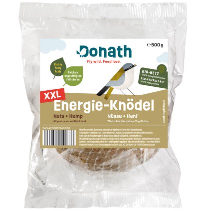 Donath Obří lojová koule Energie Knödel s oříšky a konopím, v organické síťce 500 g