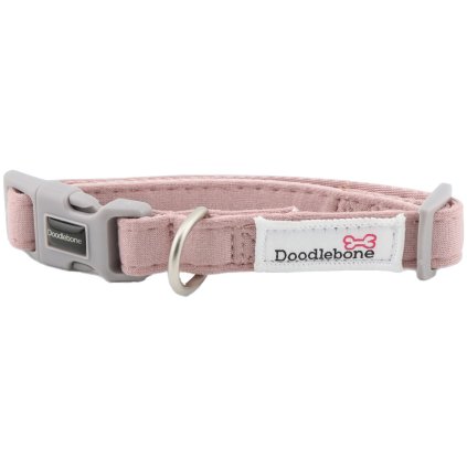 Doodlebone Obojek pro malé psy a štěňata Chalky Pink