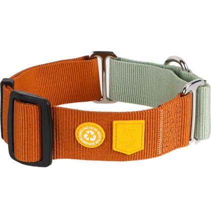 Woolly Wolf Polostahovací martingale obojek Terracotta Mix