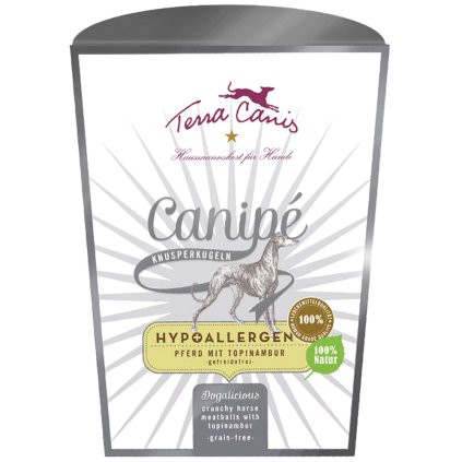 Terra Canis Canipé Hypoalergenní pamlsky pro psy Kůň s topinaburem 200 g