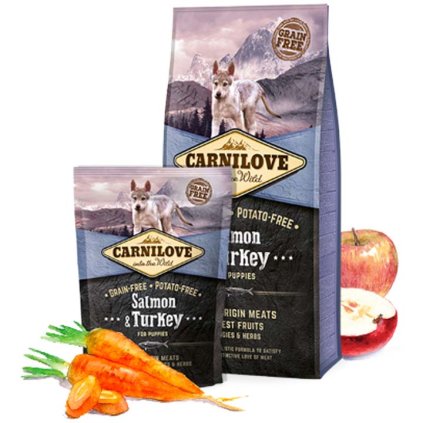 Carnilove Granule Losos a krůta Puppies 12 kg