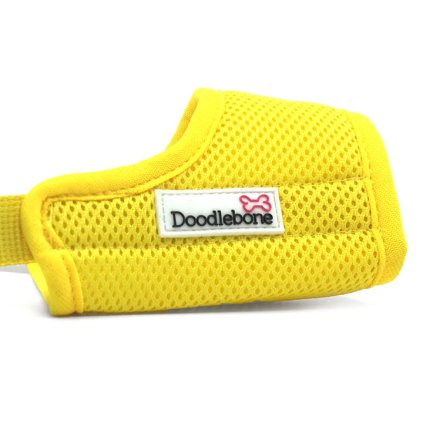 Náhubek Doodlebone Yellow - XS, XL, XXL