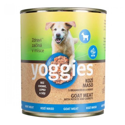 Yoggies Konzerva Kozí s mrkví 800 g