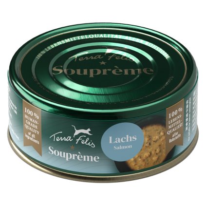 Terra Felis Souprème Konzerva pro kočky Krémová polévka Losos 70 g