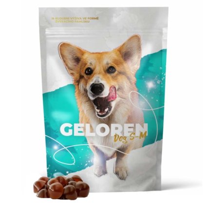 Geloren S-M Pro malé a střední psy Klouby, vazy, šlachy 60 tbl EXP 9/2025