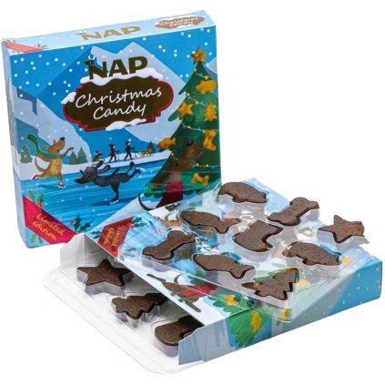 NAP Vánoční balení Proteinové pamlsky pro psy 155 g