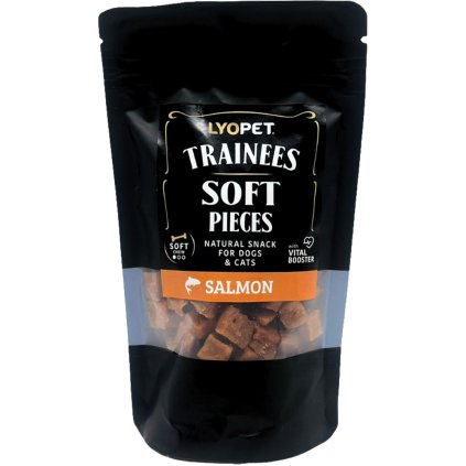 Lyopet Trainees Měkké tréninkové pamlsky Losos 100 g