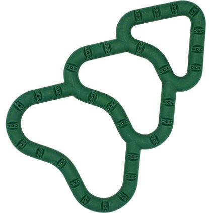 Fiboo Fib The Tug Toy Hračka pro psy na přetahování Xmas Dark Green