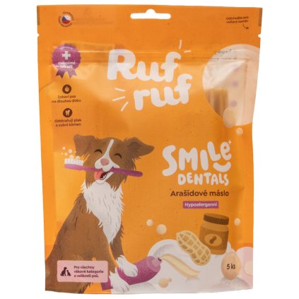 Rufruf Dentální tyčinky Smile Dentals Arašídové máslo 192 g