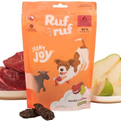 Rufruf Jerky Joy Hovězí s hruškou 80 g