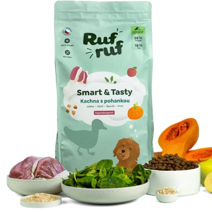 Rufruf Smart & Tasty Granule Kachna s pohankou a probiotiky