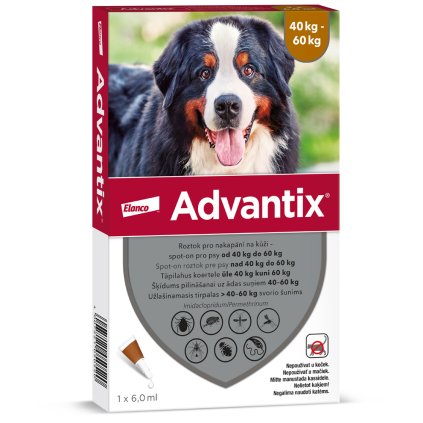 Advantix Spot On 1x6ml pro psy 40 60 kg