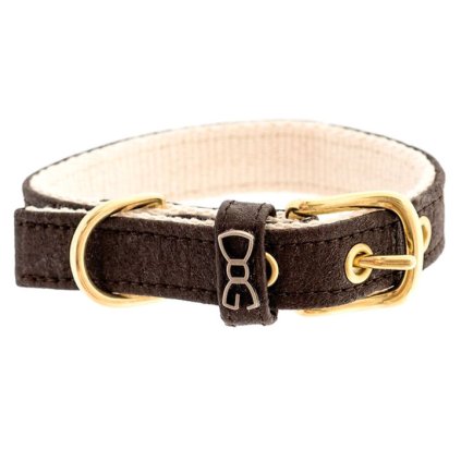 Funky Dog Obojek Piña Brown - DOPRODEJ - S