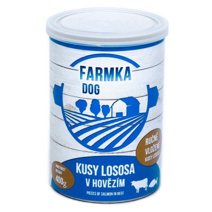 Farmka 100% Losos v mletém hovězím 400 g