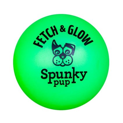 Spunky Pup Svítící míček 9 cm