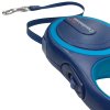 Doodlebone Samonavíjecí vodítko s páskem Sapphire Blue 50kg 8m