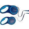 Doodlebone Samonavíjecí vodítko s páskem Sapphire Blue 50kg 8m