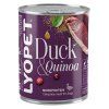 Lyopet Konzerva Kachna s quinoou 400 g