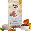 Rufruf Natural & Tasty Granule pro štěňata Krůta s rýží a probiotiky 12 kg